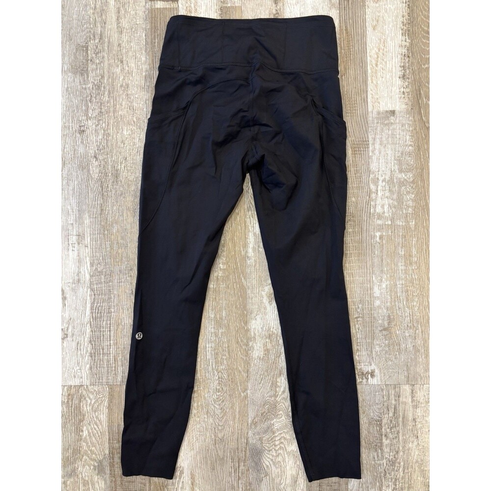 Lululemon Women's Fast Free 7/8 Tights 8 Black/High Rise Size 6